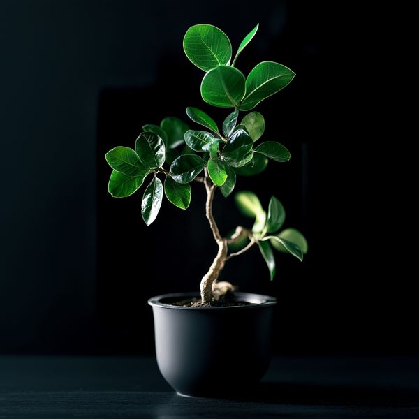 Plant centred in frame